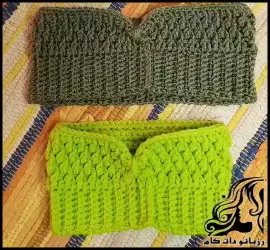 آموزش رایگان بافت هدبند دخترانه به همراه فیلم - crochet20Beautiful20headband20for20girls20tutorial 01