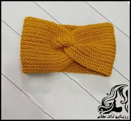 آموزش بافت هدبند قلاب بافی، دستسازههای زمستانی شیک و کاربردی برای فصل سرما - crochet20Beautiful20womens20headband20tutorial 01
