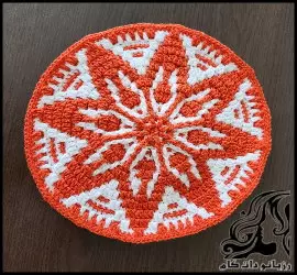 آموزش رایگان بافت دستگیره موزاییکی دایره ای - crochet20Circular20mosaic20handle20tutorial 01