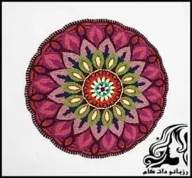 آموزش رایگان بافت ماندالا کوکب به همراه فیلم - crochet20Dahlia20mandala20tutorial 01