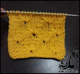 بافتنی و آموزش بافت پترن قاصدک (پترن شکوفه) - crochet20Dandelion20pattern20tutorial 01
