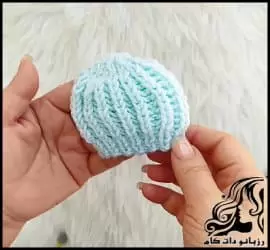 بافتنی | آموزش بافت کلاه نوزادی دومیل - crochet20Dumills20baby20hat20tutorial 01