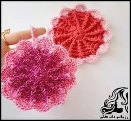 بافتنی و آموزش بافت اسکاج و دستگیره زیبا - crochet20Escutcheon20and20handle20tutorial 01