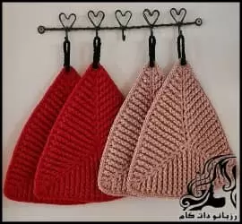 آموزش گام به گام بافت دستگیره فانتزی و کاربردی - crochet20Fancy20handle20tutorial 01