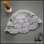 آموزش بافت کلاه صدفی دخترانه راهی ساده برای کسب درآمد در خانه - crochet20Girls20shell20hat20tutorial 01