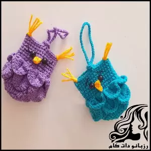 آموزش گام به گام بافت کیف هندزفری با قلاببافی - crochet20Hands20free20bag20tutorial 01