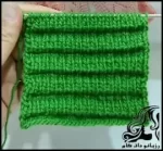 بافتنی و آموزش رایگان بافت پترن طبقه ای - crochet20Layered20texture20tutorial 01