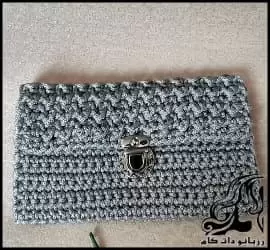 آموزش رایگان بافت کیف مجلسی مکرومه - crochet20Makroumeh20House20Bag20tutorial 01