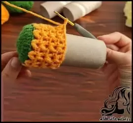 ایده جذاب برای بافت باکس نظم دهنده - crochet20Organizer20box20tutorial 01