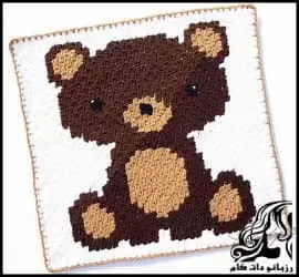 آموزش رایگان بافت پتو پیکسلی به همراه فیلم - crochet20Pixel20blanket20tutorial 01