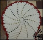 بافتنی و آموزش بافت لیف حمام چرخشی به همراه نقشه بافت - crochet20Rotary20bath20sheet20with20texture20map20tutorial 02