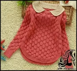 آموزش بافت مدل سنبل دومیل ژاکت دخترانه - crochet20Sanbell20Domil20model20tutorial 01