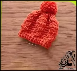 آموزش رایگان بافت کلاه پیچ با قلاب - crochet20Screw20cap20tutorial 01