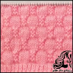 آموزش بافتنی | بافت طرح ساده پلکانی و شطرنجی با قلاب بافی - crochet20Simple20stair20and20checkered20design20tutorial 02