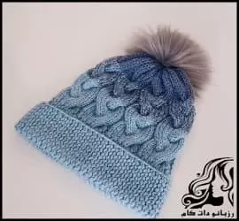 آموزش بافت کلاه مدل مارپیچ با دومیل - crochet20Spiral20hat20tutorial 02