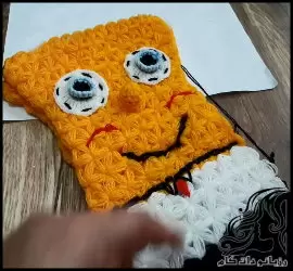 آموزش رایگان بافت لیف باب اسفنجی - crochet20Sponge20Bob20Leaf20tutorial 01
