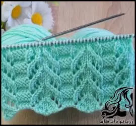 آموزش رایگان بافت مدل توری بهاری - crochet20Spring20lace20model20tutorial 01