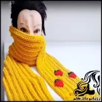 آموزش بافت شالگردن شیک و راحت به همراه فیلم - crochet20Stylish20and20comfortable20scarf20tutorial 01