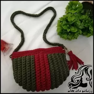 آموزش بافت کیف دخترانه دستبافت شیک و ساده - crochet20Stylish20and20simple20handmade20girls20bag20tutorial 04