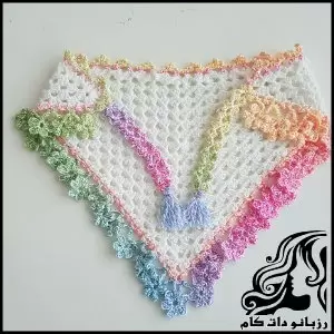 آموزش کامل بافت مینی اسکارف شیک و ترند؛ از پایه تا حرفهای - crochet20Stylish20and20trendy20mini20scarf20tutorial 01