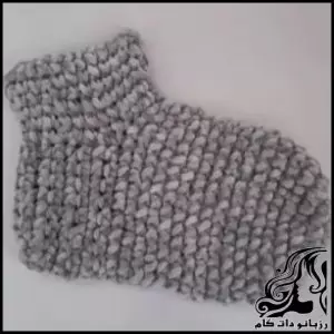 آموزش بافت پاپوش مخملی شیک و گرم - crochet20Stylish20and20warm20velvet20slippers20tutorial 01