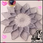 آموزش رایگان بافت رومیزی طرح خورشید با قلاب‌بافی - crochet20Sun20design20desktop20tutorial 04