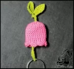 آموزش گام به گام بافت سرکلیدی گل شیپوری راهنمای کامل برای مبتدیان - crochet20Trumpet20flower20keychain20tutorial 01
