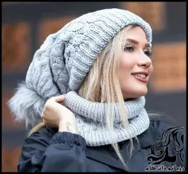 آموزش بافت کلاه زنانه و دخترانه مارپیچ - crochet20Womens20hat20texture20tutorial 07