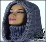 آموزش بافت کلاه هودی زنانه - crochet20Womens20hoodie20tutorial 01