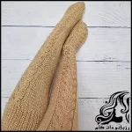 آموزش بافت جوراب ساق بلند زنانه مرحله به مرحله - crochet20Womens20stockings20tutorial 01