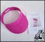 آموزش رایگان بافت آفتابگیر مناسب فصل بهار و تابستان - crochet20Womens20sunscreen20tutorial 01
