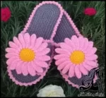 آموزش رایگان بافت دمپایی روفرشی گلدار قلاب بافی - crochet20bedroom20slippers20tutorial 02