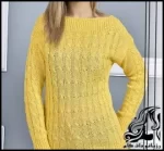 آموزش رایگان بافت یقه قایقی به همراه فیلم - crochet20boat20neck20tutorial 01
