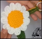 آموزش رایگان بافت سرکلیدی گل - crochet20flower20head20tutorial 01