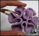بافتنی و آموزش بافت گل سر قلاب بافی - crochet20head20flower20tutorial 01