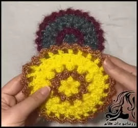 آموزش رایگان بافت اسکاچ فوری به همراه فیلم - crochet20instant20Dish20washer20tutorial 02