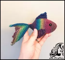 دستور بافت ماهی کوچولو برای سفره هفت سین - crochet20little20fish20tutorial 06