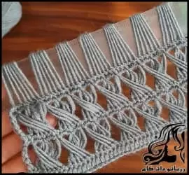 آموزش بافت پترن بهاره برای ساخت رانر، شال، بلوز و تاپ زیبا - crochet20spring20pattern20tutorial 01