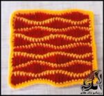 بافتنی و آموزش بافت مدل موجی دو رنگ - crochet20two20color20wave20tutorial 01