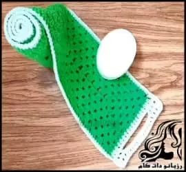 آموزش رایگان بافت لیف کمر به همراه فیلم فارسی - crochet20waist20fiber20tutorial 01