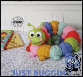 عروسک بافی و آموزش بافت عروسک هزارپا - cuddly20caterpillar20toy 03