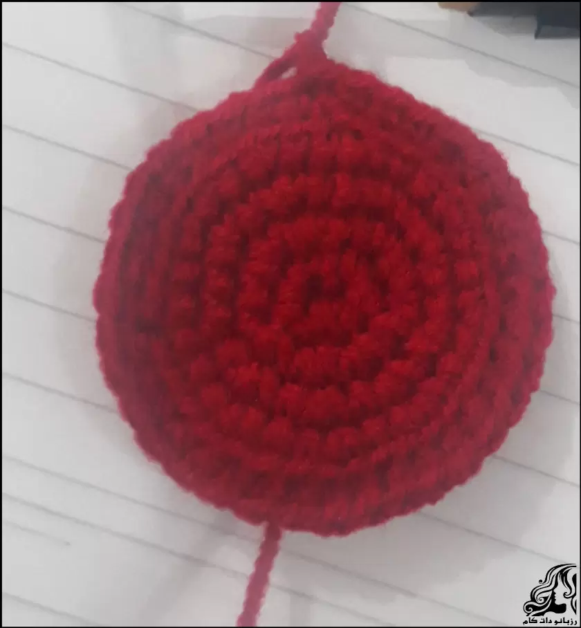 آموزش رایگان بافت جا تخم مرغی