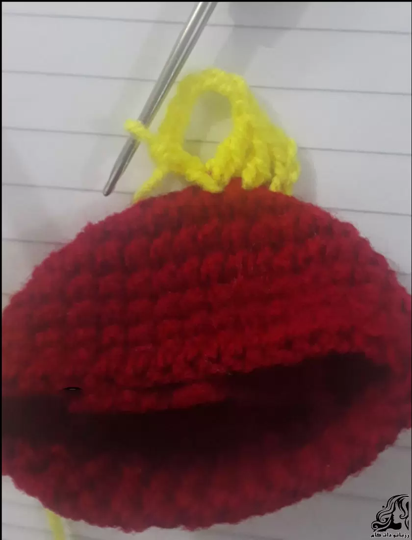 آموزش رایگان بافت جا تخم مرغی