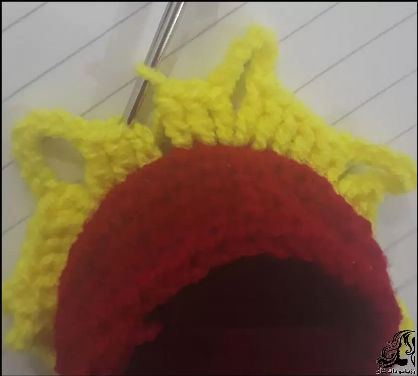 آموزش رایگان بافت جا تخم مرغی