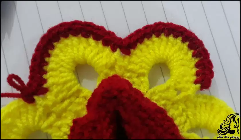 آموزش بافت جا تخم مرغی تزیینی برای هفت سین