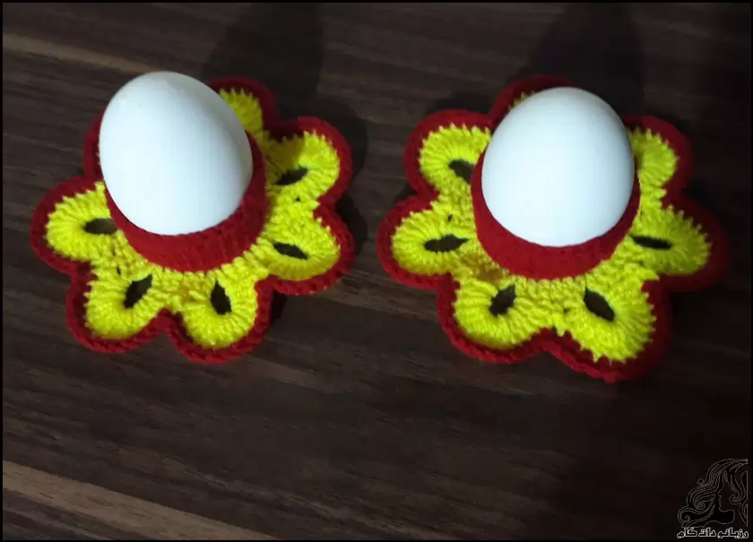 آموزش رایگان بافت جا تخم مرغی