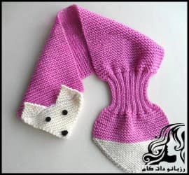 بافتنی و آموزش بافت شال کرواتی مدل روباه - diy20crochet20Fox20model20Croatian20shawl 02