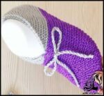 بافتنی و آموزش بافت پاپوش ساده و شیک زنانه - easy20lady20knit20booties20socks20model 02