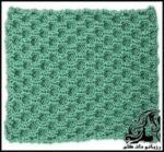 آموزش کامل بافت لانه زنبوری با دو میل - honeycomb20texture 05