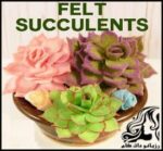 آموزش گل سازی و ساخت گل شاداب نمدی در 9 مرحله - how20to20make20felt20succulent20flowers 11